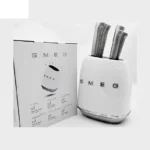 سرویس چاقو 7 پارچه اسمگ مدل SMEG KBSF01WH - تصویر 3